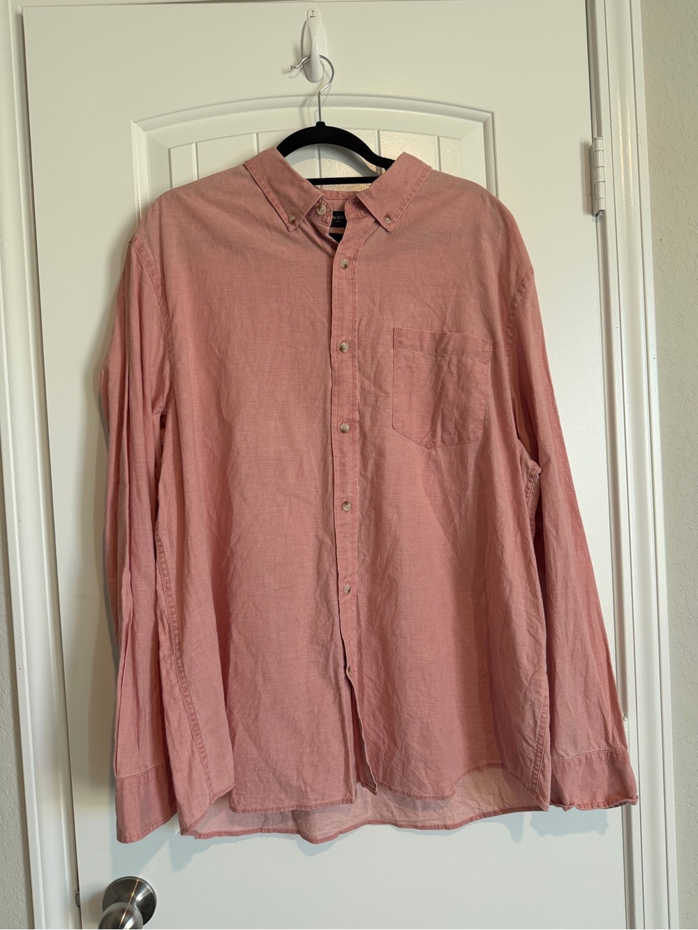 Banana Republic Men's Button-Down Shirt - Dusty Rose Pink